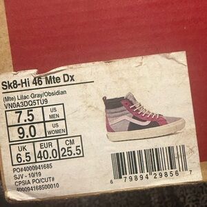Vans Sk8-Hi 46 MTE Dx Lilac Gray Sneakers